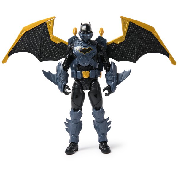 Batman Adventures, 12-inch Night Sky Batman Action Figure with Expandable Wings, Kids Toys for Boys and Girls Age 3 and Up