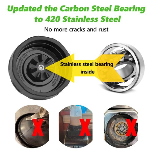 SS101 Replacement Blade for Ninja Blender Accessories, 7-Fins Blender Blade Compatible with Nutri Ninja Foodi Power Blender SS101, SS101TGT, CO351B, SS100, SS150, SS151, SS300, SS350, SS351