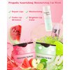 2Pcs Apple Lime Lip Bee Balm Honey Pot Lip Mask & Lip Glowy Oil Lip Gloss Care Set, Propolis Moisturizing & Nourish Lip Gloss Repair, Plump Dry Cracked Lip Scrub Exfoliator bálsamo para labios -Set D
