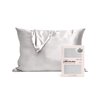 Kitsch Satin Pillowcase for Hair & Skin | Softer Than Silk Pillow Cases | Cooling Satin Pillowcase with Zipper | Pillow Case Covers | Satin Pillow Cases Standard Size (Silver, 1 Pack)