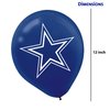 Dallas Cowboys Navy Blue Latex Balloons - 12" (6 Pack) - Unique, Durable & Eye-catching - Perfect For Game Day Parties & Decorations