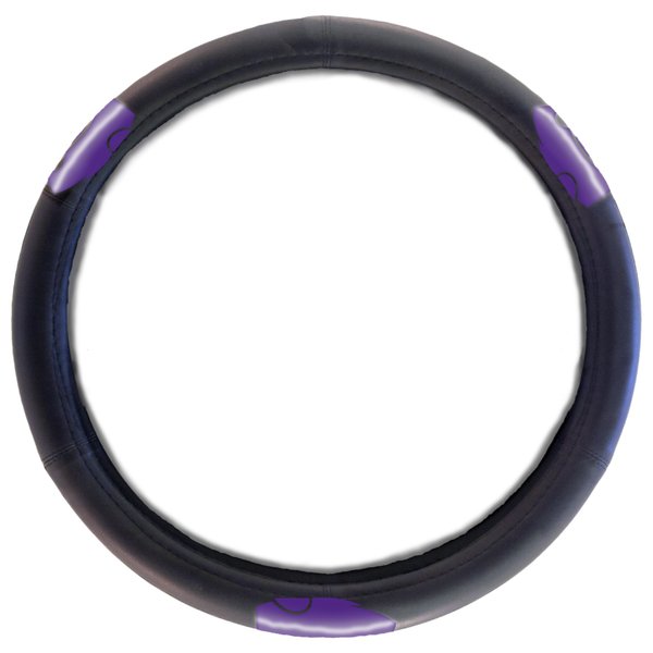 Kansas State Wildcats Steering Wheel Cover, 14.5"-15.5"