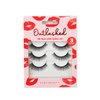 KARA BEAUTY VALENTINE'S OUTLASHED 3D Faux Mink Lashes 3 IDENTICAL PAIRS (LV3013)