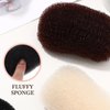minkissy 5pcs Bump It Up Volume Hair Base Set Sponge Volume Bump Hair Clip Hair Bases Inserts Hair Pads Hair Styling Clip Hair Accessories for Women Ladies