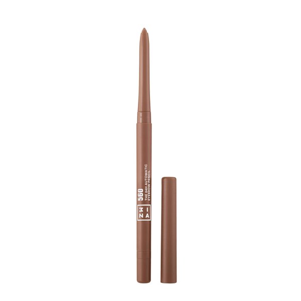 3INA The 24H Automatic Eyebrow Pencil 560 - Defines And Fills Your Eyebrows - Offers A 24H Waterproof Formula - Features An Integrated Sharpener And Automatic Format - Creamy - Dark Blonde - 0.011 Oz