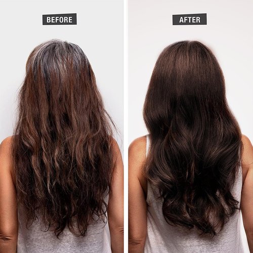 Onilyua Instant Dark Coffee Hair Dye Shampoo for Men & Women, Brown Hair Dye, 3 in 1 Hair Dye Shampoo 16.9 floz, Natural Shampoo Para Canas, Gray Hair Coverage for Home Use (Dark coffee)