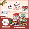2024 Christmas Advent Calendar 6 IN 1 Santa Claus Christmas Tree Building Blocks Toys 12 Days Countdown Calendar Toys for Kids, Christmas Building Toys Party Favors, Kids Christmas Gifts for Boys & Girls