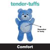 SmartPetLove Tender-Tuffs - Comfort Plush - Tough Dog Toy - Proprietary TearBlok Technology - Soft Blue Bear with Squeaker