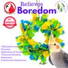 810 Small Bowtie Ring Bird Toy Parrot Toys cage Cages Cockatiel Budgie Lovebird Swing.