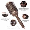 FIXBODY Hair Brush, Round Brush for Blow Drying, Curling, Styling, Nano Thermal Ceramic & Ionic Tech, Boar Bristle, 3.3 inch, 2 inch Barrel, for Women, Volume & Shine, Brown, Hair Brush for Thick Hair