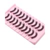 VGTE False Eyelashes Russian Strip Lashes D Curl Wispy Fluffy Natural 3D Faux Mink Lashes 10 Pairs Pack (3D T20)