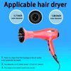YingEnter Universal Hair Diffuser Adaptable for Blow Dryers with D-1.7 inch to D-1.85 inch for Curly or Wavy Hair, Pink.blow dryer comb attachment hair dryer concentrator attachment
