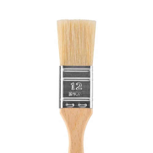 Escoda Clasico Series 2360 Artist Oil & Acrylic Paint Brush, Chungking Hog Bristle, Flat Mottler, Size 12