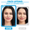 Prasacco 120 Pieces Face Lift Tape, Face Tape Lifting Invisible Makeup Tape Instant Face Lift Neck Tape Facial Tape V Face Make Up Stickers Patch Face Tapes for Lifting Sagging Skin