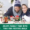 Christmas Building Blocks Sets, 4in1 Building Brickheadz Kit, Santa/Reindeer/Snowman/Gingerbread Man Blocks Bricks Set Christmas Decorations and Gifts for Kids, Boys, Girls, Adult 853PCS