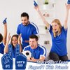 100 Pieces Mini Foam Finger #1 Sports Fan Foam Finger Sport Party Favors Basketball Baseball Football Soccer Team Cheerleader Gifts for Sporting Events Birthday Party Supplies(Navy Blue)