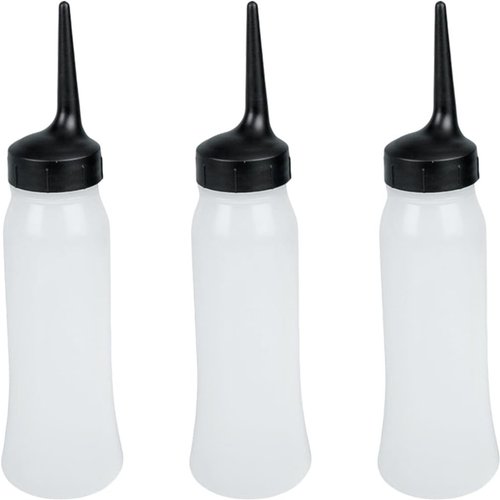 PACKOVE 3pcs Dry Cleaning Bottle Hair Dye Bottle Hair Dye Container Oil Bottles for Hair Small Sq...