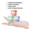 3 Pack Bundle Lip Balm 0.25 Oz / 7g with box (3PACK, Blueberries, Strawberry, Aloe)