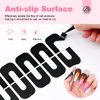Saviland 100PCS Nail Polish Protector for Fingers: 99.99%+ U V Protection Cuticle Protector for Nail Painting U-Shaped Nail Protector Peel Off Nail Tape for French Tip Nails Stamp Nail Art