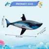 4PCS Inflatable Shark Pool Balloon, 33 Inch Shark Party Decorations for Birthday Pool Christmas, Party Favors Supplies Gift for Adults