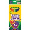 KS Crayola 24 Erasable Colored Pencils