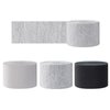 Black White Silver Party-Decorations Streamers - 9 Rolls Graduation Men Boys Birthday Crepe Tissue Paper Streamer Banner, Wedding Baby Bridal Shower New Years Garland Decor Panduola