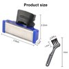 Shaver Replacement Heads Compatible with Microtouch Solo Men's Rechargeable Full Body Hair Trimmer and Shaver Replacement Cutter Head Include 2 Clean Brush (4pcs)