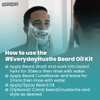 #EverydayHustle Complete Beard Oil Care Kit for Men | Beard Shampoo | Beard Oil | Beard Conditioner | Black and Mixed Men | Limited Edition