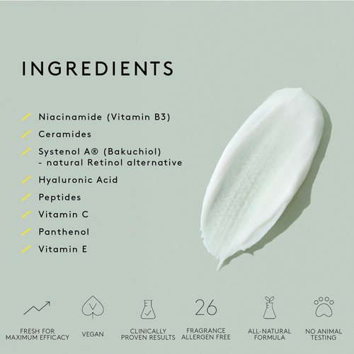 NUORI The One Face Cream | 8 Hero Skincare Ingredients in One Powerful Cream, For All Skin Types Including Sensitive Skin, All Natural, 30 ml / 1 fl oz