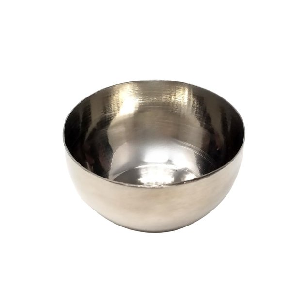 HIGH TECH INSTRUMENTS Face Mask Mixing Bowl, Stainless Steel Facial Makeup Mud Blending Cups Cosmetic Beauty Tool for Home & Salon Helps in Organizing & Transferring Multipurpose Container (50ml)