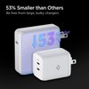 Spigen 65W USB C Charger, [GaN 652 Total 65W 2 Ports GaN III Tech] Dual Fast Charger PD 3.0 Charging Block for MacBook/Pro, iPad/Air, iPhone 16 15 Pro/Max/Plus/Mini, Galaxy S24/Ultra/Plus/Fold/Flip 6