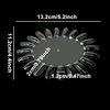 Honbay 20PCS Plastic 20 Tips False Nail Swatches Wheels Nail Art Color Polish Display Wheel for Manicure
