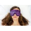 Candi Andi Handmade Sleep Eye Mask - Lavender Scented - Violet Peacock - TEML-VP