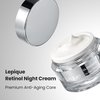 Lepique Retinol Night Cream 1.69oz - No.1 Korean Overnight Repair Cream for Face and Neck - Collagen, Centella, Hyaluronic Acid - Anti aging, Acne, Moisturizer, Face Cream, Hydrating, Firming