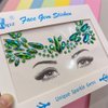 Mermaid Face Gems stick on Rhinestone Festival face Jewels Eyes Face Body Temporary Tattoos Glitter mermaid adhesive rhinestones for face(emerald ab/S054)