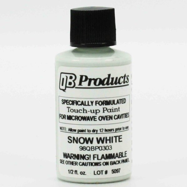 ERP Microwave Oven Universal Cavity Touch Up Paint 98QBP0303 Snow Bright White