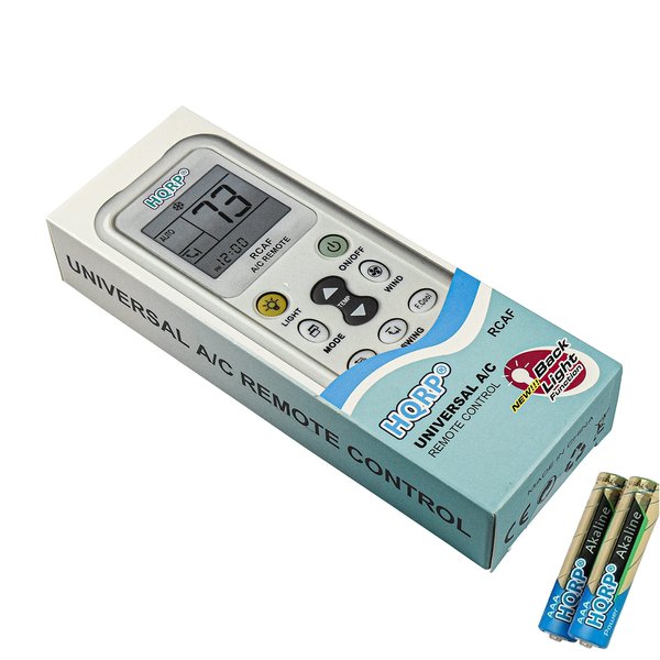 HQRP Universal Remote Control Compatible with Fedders AZ7A09W2A AZ7A12W2A AZ7A12W7A AZ7R05F2A AZ7R06F2A AZ7R08F2A AZ7R10F2A AZEY18F7B Air Conditioner