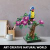 TG BLOCKS Micro Brick Flower Parrot Toy Building Sets, Home Decor and Office Art Creative Gift, DIY Plant Model for Adults, for Teens Ages 8+ Kids