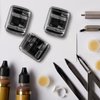 15 Pcs Eyeliner Sharpener Dual Makeup Sharpeners Cosmetic Pencil Sharpener Compact Makeup Pencil Sharpeners for Eyeliner Lip Liner Pencils, Black