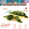 Civaner Turtle Stuffed Animals Sea Turtle Plush, Valentines Day Gifts for Kids, Giant Stuffed Turtle, Plush Pillow Toys, Tortoise Plush Toys Doll for Birthday(20 Inches)