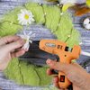 Mulwark Mini Hot Glue Gun Kit Fast Hot Glue Gun With Glue Sticks 30 pcs, Hot Glue Gun Sticks Mini for DIY Projects, 20W Hot Melt Glue Gun for Home Repairs and School Crafts.