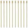 LB-LAIBA Stainless Steel Cocktail Picks Martini Olive Picks for Mojitos Bloody Marys Olives Appetizers Fruits Sandwiches Drink Home Bar Decor 10 pieces (Gold)