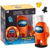P.M.I. Among Us Crewmate Figure with Stamper | 4.5-Inch-Tall Among Us Toy + 3 Hidden Accessories| Among Us Party Favors and Playable Collectibles | Crewmate in The Toilet Paper Hat