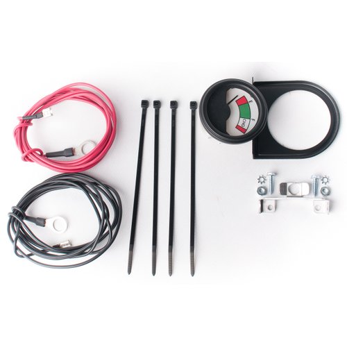 Stone River - 48v Golf Cart Battery Meter KIT - Golf Cart Voltage Meter - with 48v Battery Meter, Wire Set and Mounting Hardware - Ideal for Golf Cart Meter, EZ-GO Volt Meter, Forklift -Made in USA.