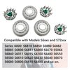 SH60 Replacement Head Blades Series 6000 Fit for Philips 6000 Series Electric Shaver Razors Replacement Blades Compatible with Norelco Shaver Cleaning Brush for S6880/81 S6810/82 S6850/85 Series 6000