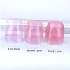 Imtiti Sheer Pink Gel Nail Polish, 15ML Jelly Pink Translucent Color UV/LED Soak Off Gel Polish for DIY Nail Art Manicure and Pedicure at Home or Salon, 0.5 fl oz 1Pcs