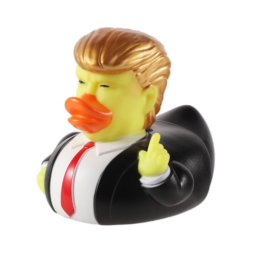 Trump Ducks, 3.94x3.45in Funny Trump Rubber Squeak Rubber Bath Toys Baby Bath Duck Trump Bath Toy Baby Rubber Duck for Baby Shower Time Car Decoration(Big-Back Hairstyle)