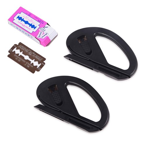 Gomake Wrapping Paper Cutter Holiday Birthday & Christmas Gift Wrap Cutter Paper Cutting Tool Snitty Safety Vinyl Film Cutter Letter Opener Craft Knife for Wrapping Paper,Vinyl Wrap,Wallpaper-Black