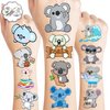 Koala Temporary Tattoos Birthday Party Supplies Decorations 96PCS Cute Tattoos Stickers Party Favors Kids Gifts Girls Boys Classroom School Prizes Themed