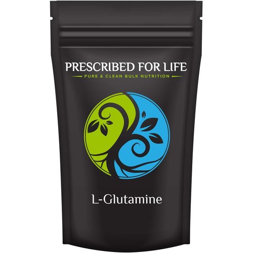 Prescribed For Life L Glutamine Powder | Pure L-Glutamine Amino Acids Supplement for Gut Health & Muscle Recovery | Gluten Free, Vegan, Kosher, Non GMO (1 kg / 2.2 lb)